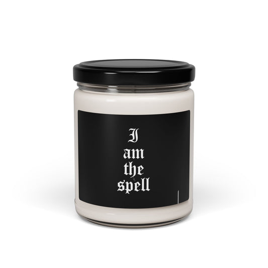 Magical Scented Soy Candle | "I am the spell" | Home Décor, Witchy Gifts, Relaxation, Self-Care, Mindfulness - IntuitiveEncBoutique