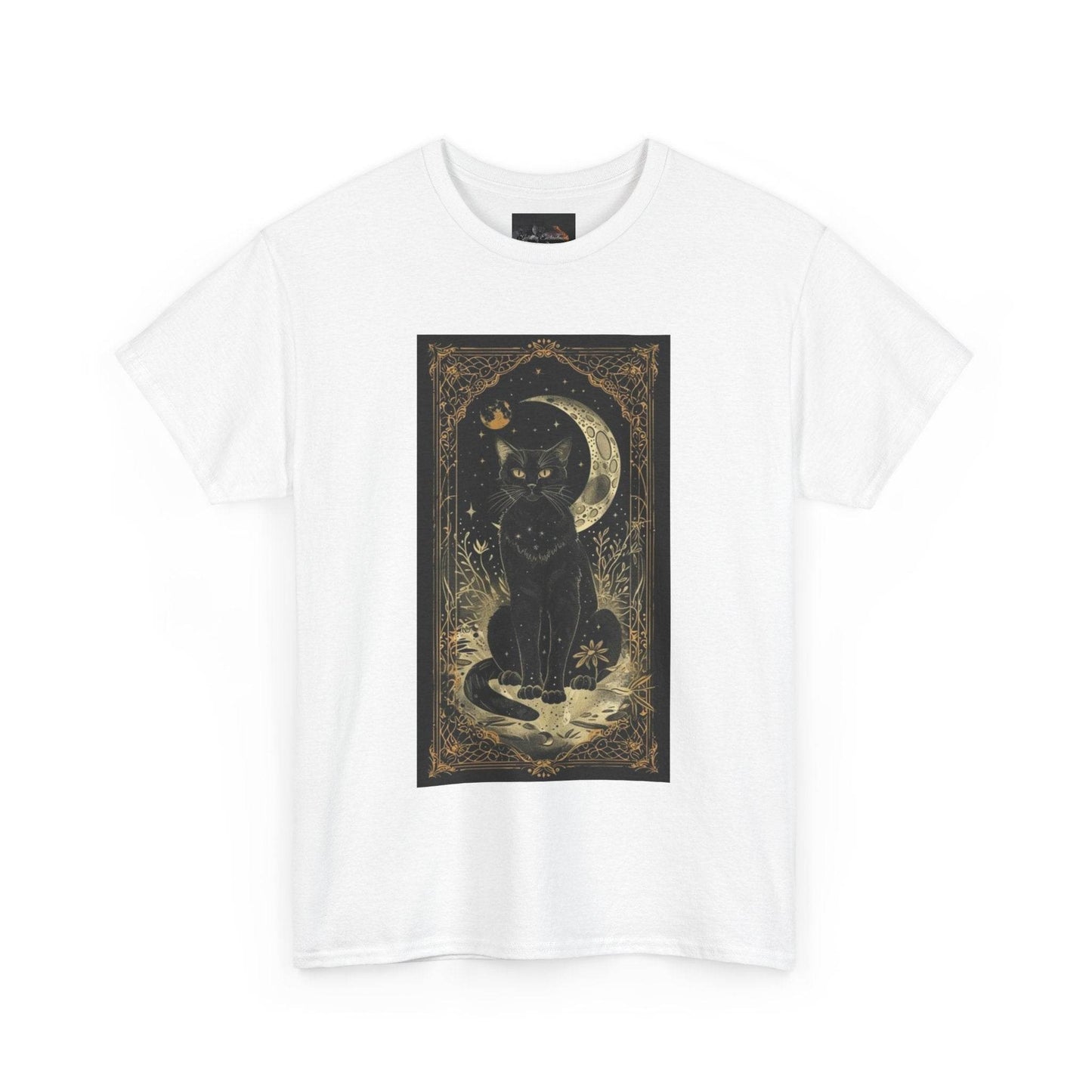 Mystical Cat Unisex Heavy Cotton Tee - IntuitiveEncBoutique