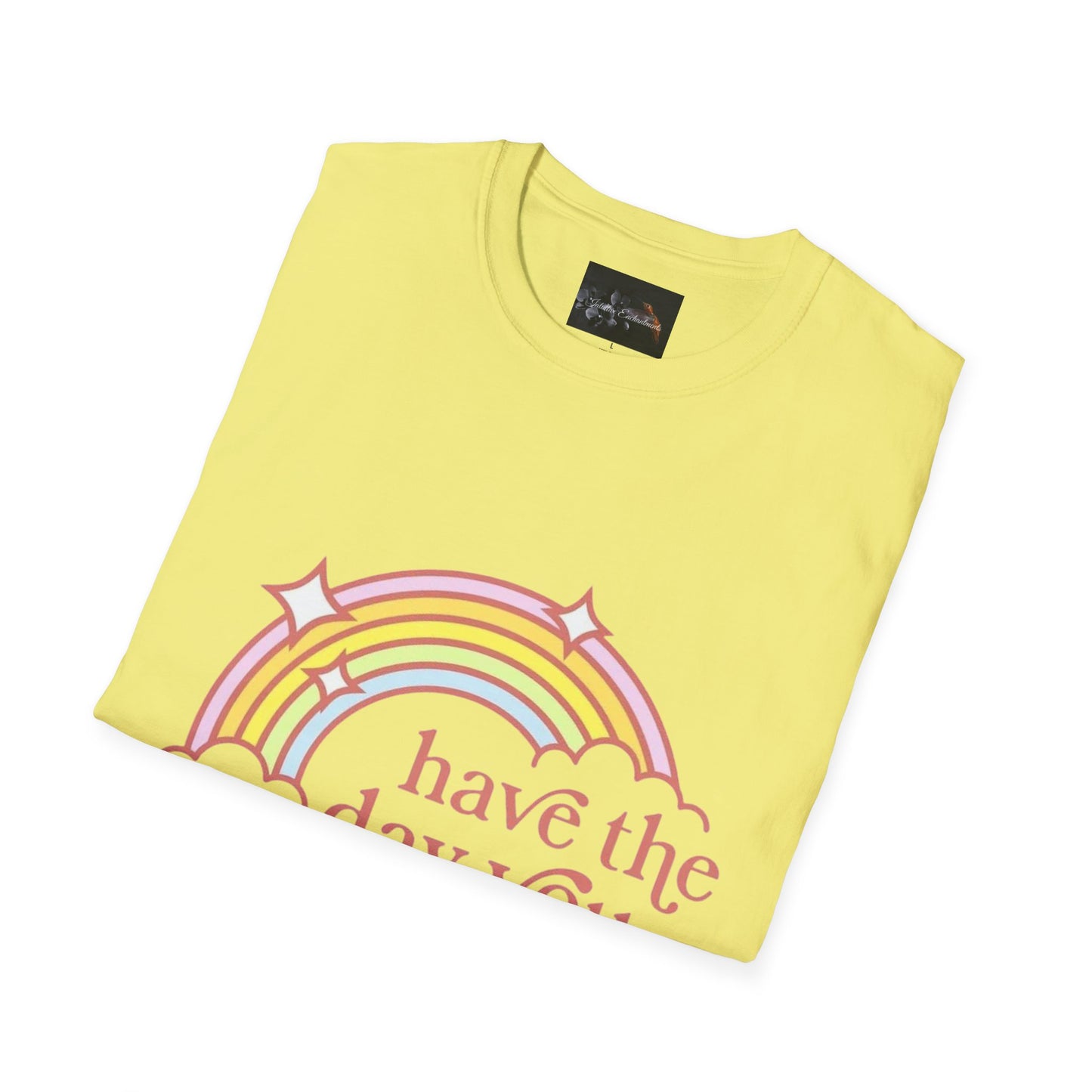 Vote-Inspired Unisex T-Shirt - 'Have the Day You Voted For' - Casual Wear, Election Day, Gift for Activists, Rainbow Design, Feel-Good