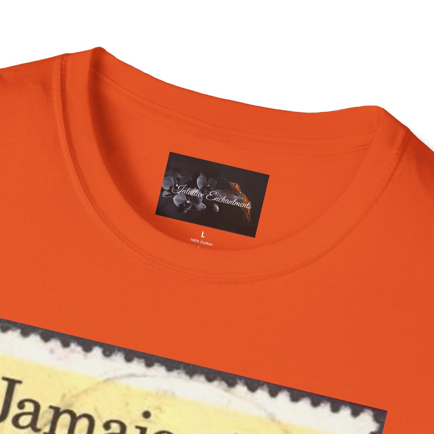 Vintage Jamaica Stamp Tee, Softstyle T-Shirt, Unisex Graphic Tee, Bohemian Style Shirt, Travel Lovers Apparel, Cool Gift Idea