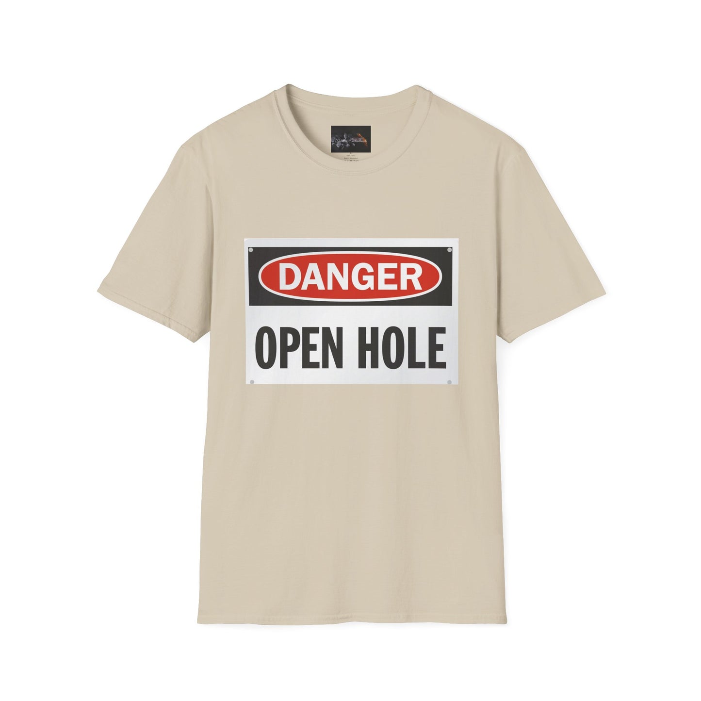 Funny Danger Open Hole T-Shirt