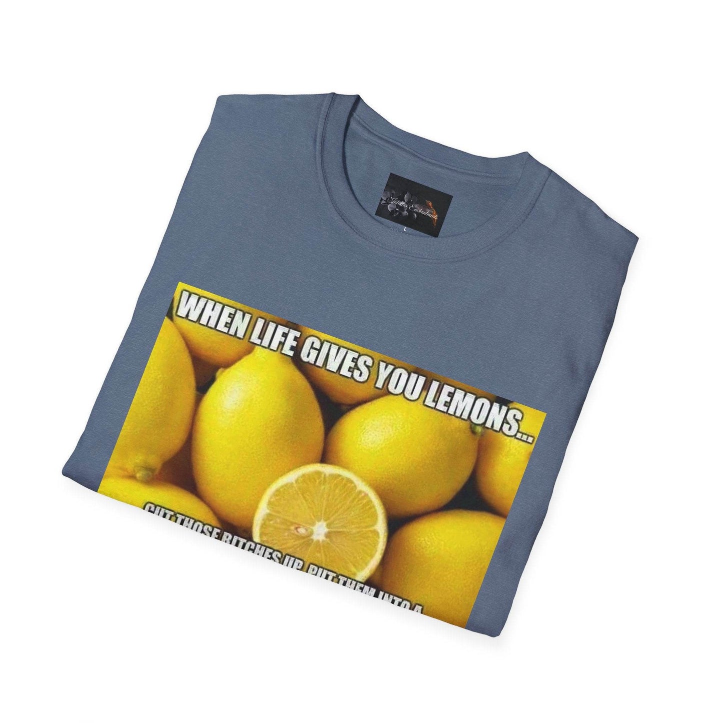 When Life Gives You Lemons T-Shirt, Funny Quote Tee, Gift for Citrus Lovers, Casual Wear, Unisex Humor Shirt, Summer Vibes - IntuitiveEncBoutique