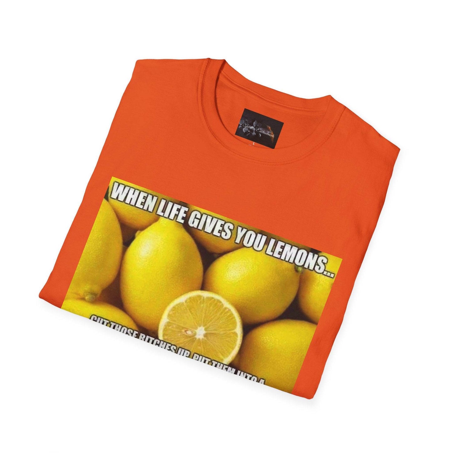 When Life Gives You Lemons T-Shirt, Funny Quote Tee, Gift for Citrus Lovers, Casual Wear, Unisex Humor Shirt, Summer Vibes - IntuitiveEncBoutique