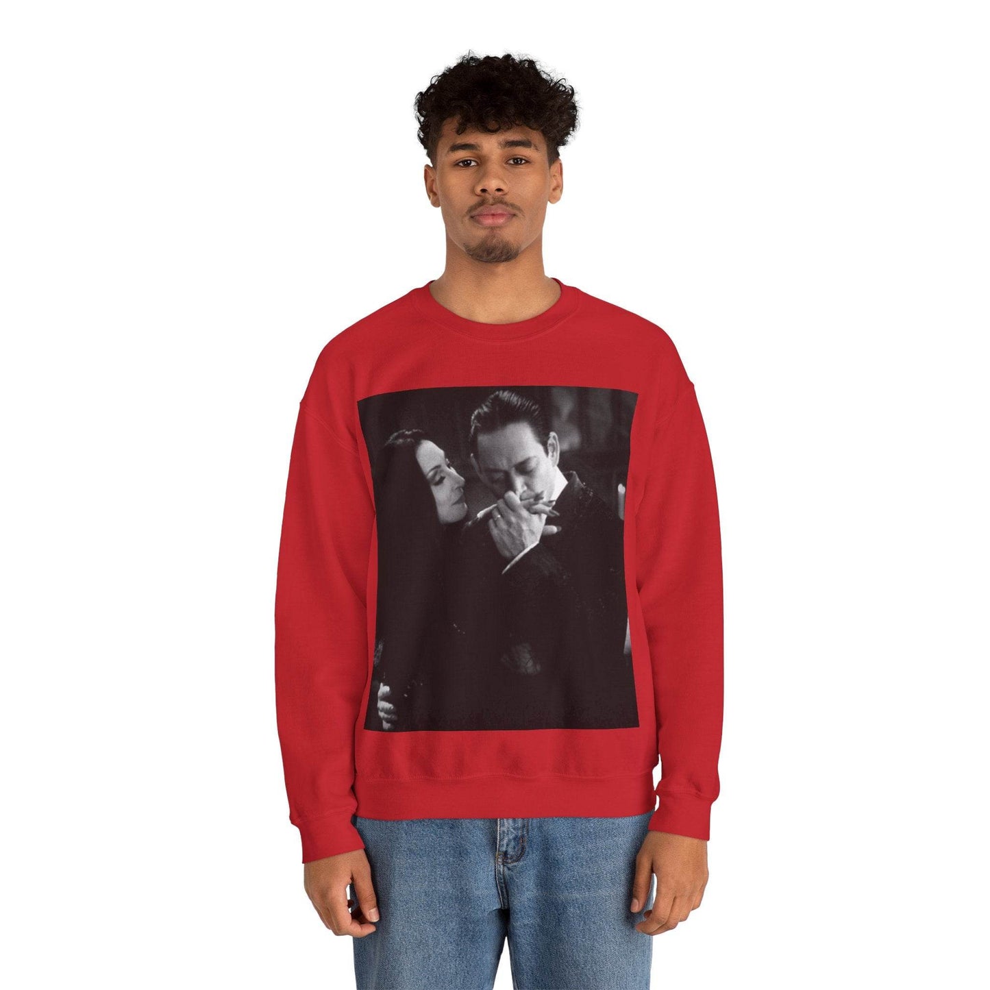 Couple Gothic Unisex Sweatshirt - Gomes & Morticia Design - IntuitiveEncBoutique