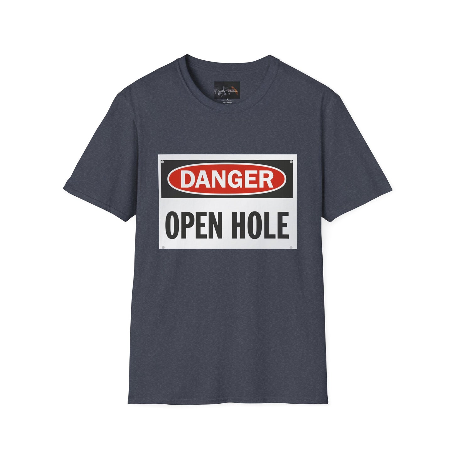 Funny Danger Open Hole T-Shirt