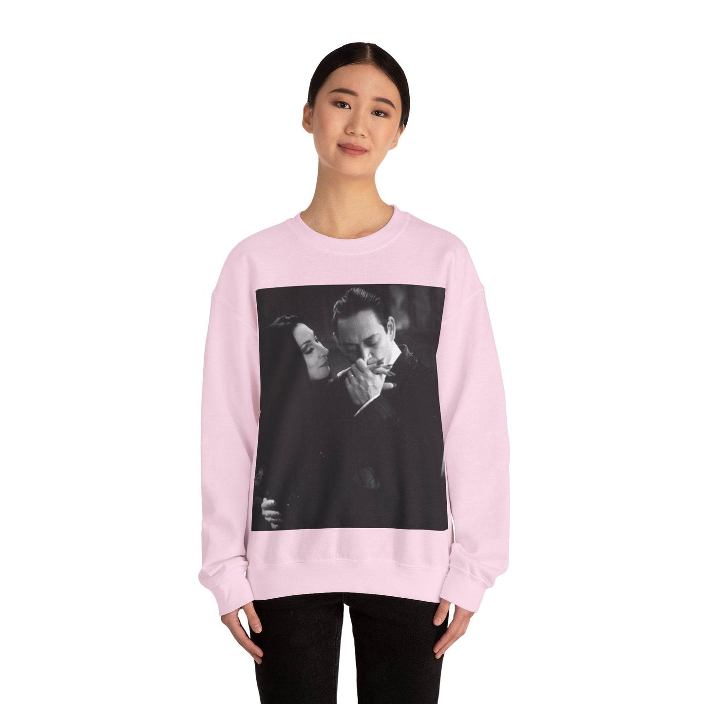 Couple Gothic Unisex Sweatshirt - Gomes & Morticia Design - IntuitiveEncBoutique