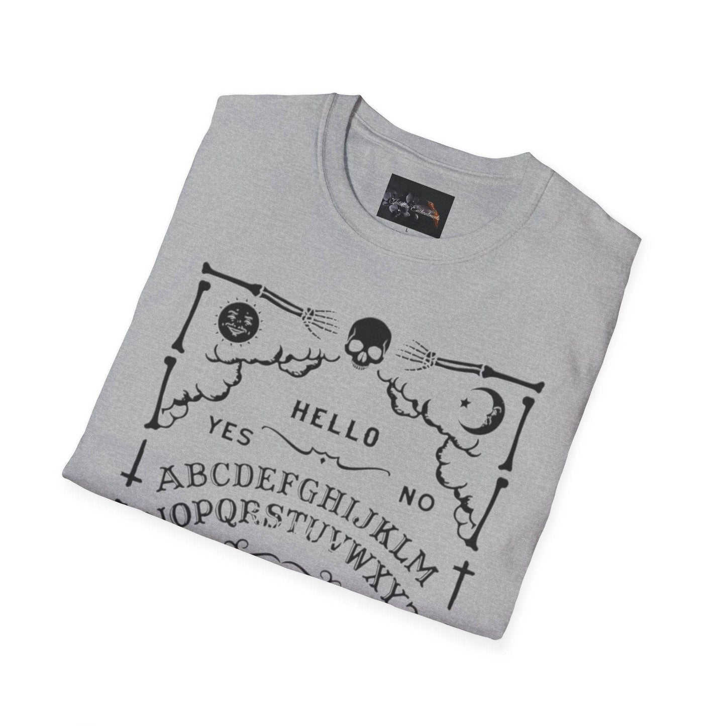 Mystical Ouija Board Unisex T-Shirt - Perfect for Halloween, Gift, Casual Wear, Spirituality, Ghost Lovers - IntuitiveEncBoutique