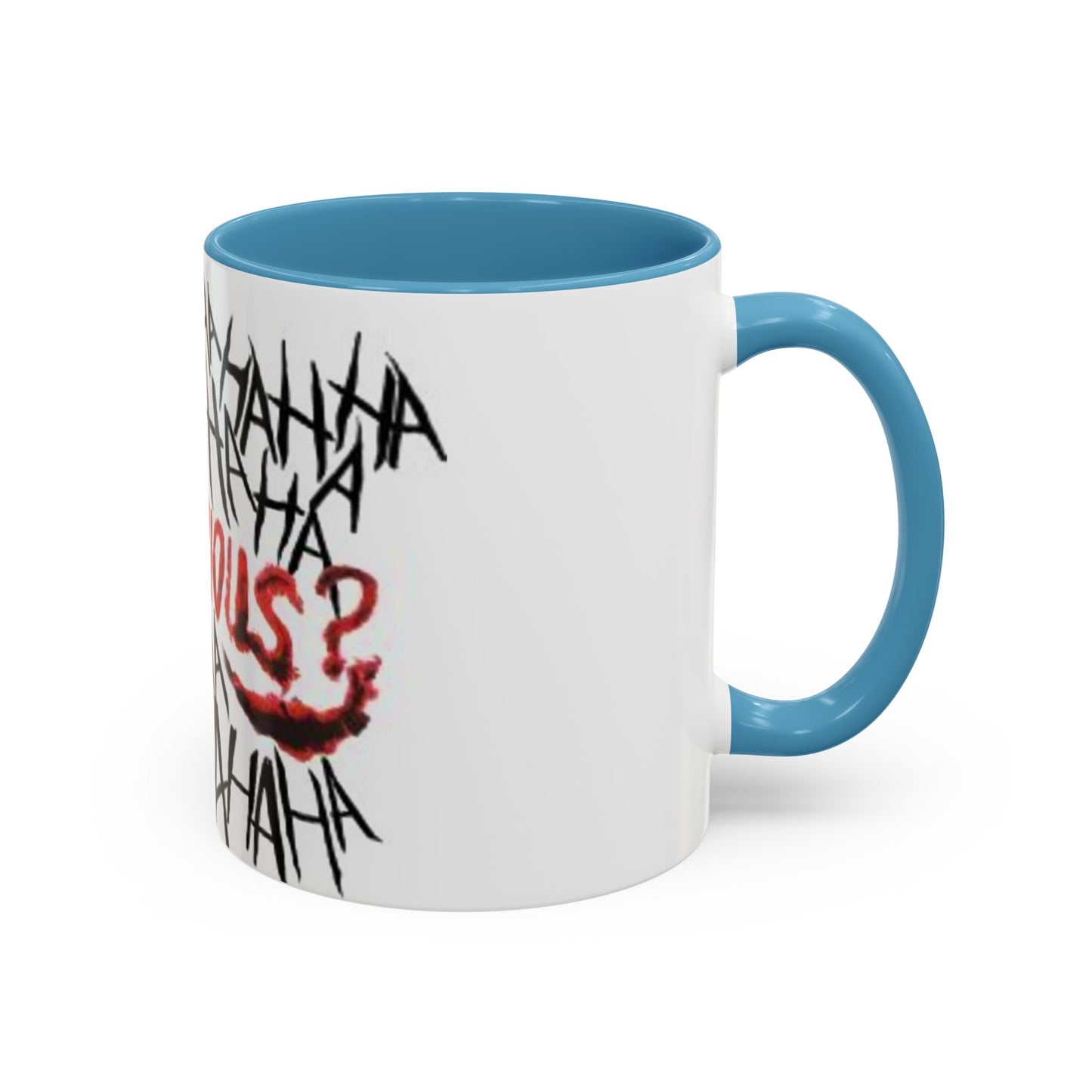Why So Serious? Accent Coffee Mug | Funny Joker Gift, Office Decor, Birthday Present, Unique Ceramic Cup, Comic Enthusiast