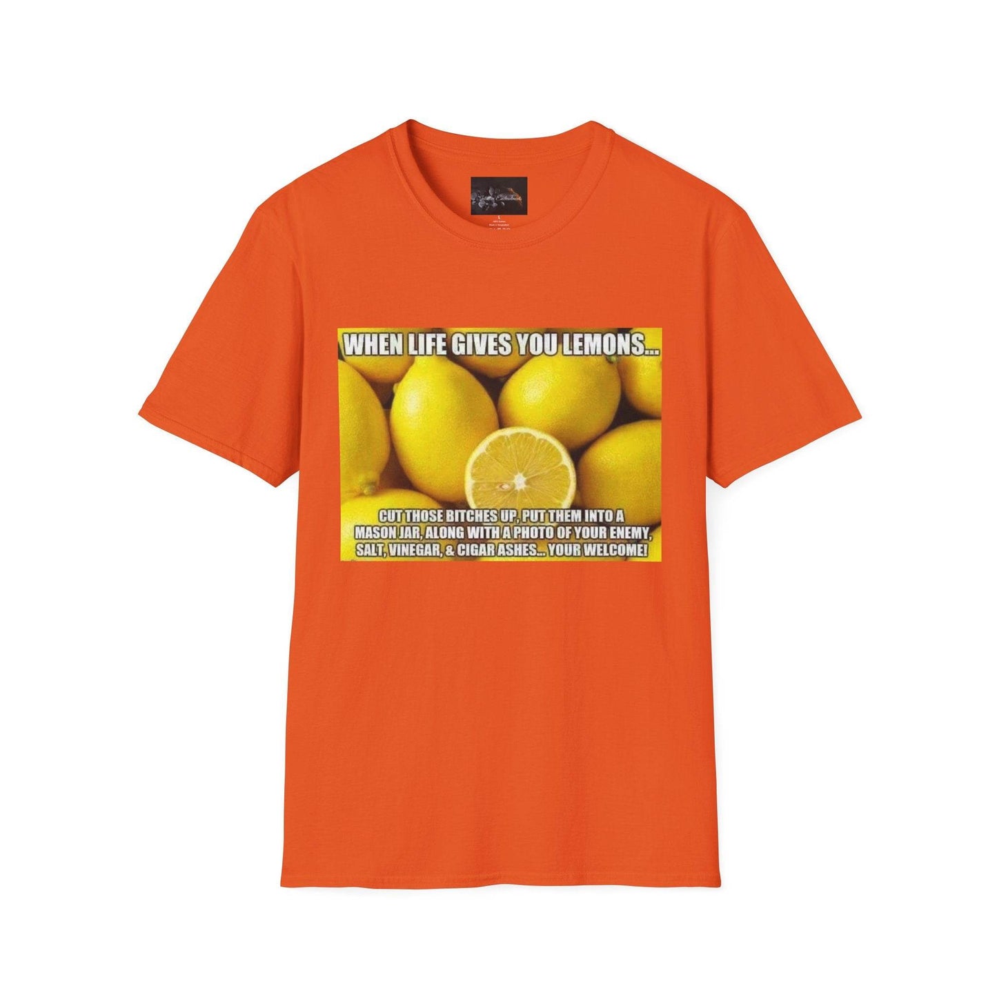 When Life Gives You Lemons T-Shirt, Funny Quote Tee, Gift for Citrus Lovers, Casual Wear, Unisex Humor Shirt, Summer Vibes - IntuitiveEncBoutique