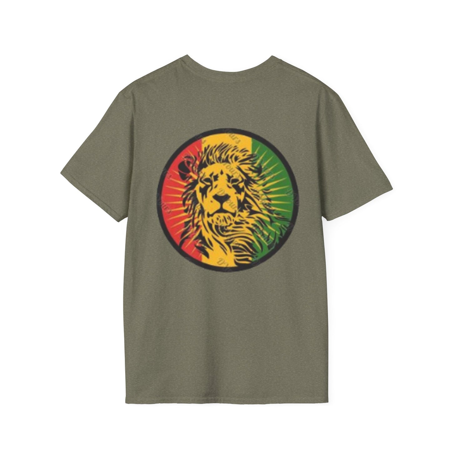Rasta Vibes Unisex T-Shirt, Jah Bless Graphic Tee, Lion of Judah Shirt, Reggae Style Apparel, Festival Wear, Gift for Music Lovers