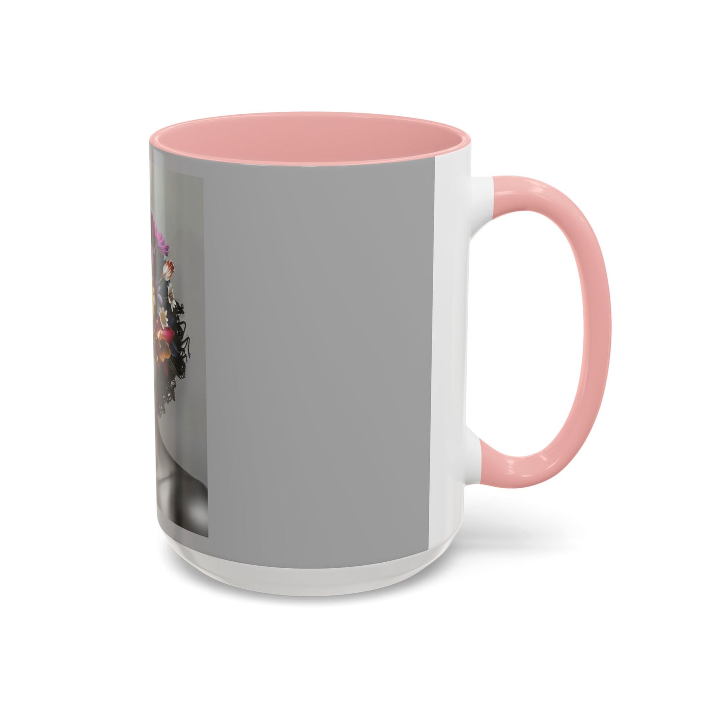 Floral Black Beauty Coffee Mug | Inspirational Drinkware for Coffee Lovers, Unique Gift for Her, Home Decor, Flower Lover's Mug