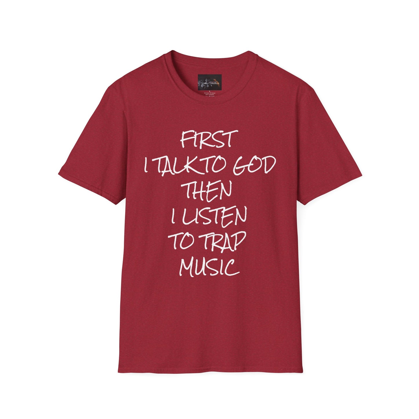 Trap Music & Faith TShirt, Cool Casual Wear, Unique Gift for Music Lovers, Spirituality Apparel, Graphic Tee for Celebrations