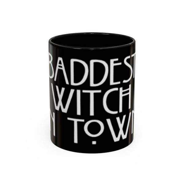 Baddest Witch Mug, Magical Coffee Cup, Halloween Gift, Witchy Home Decor, Astrology Drinkware, Perfect for Spooky Season