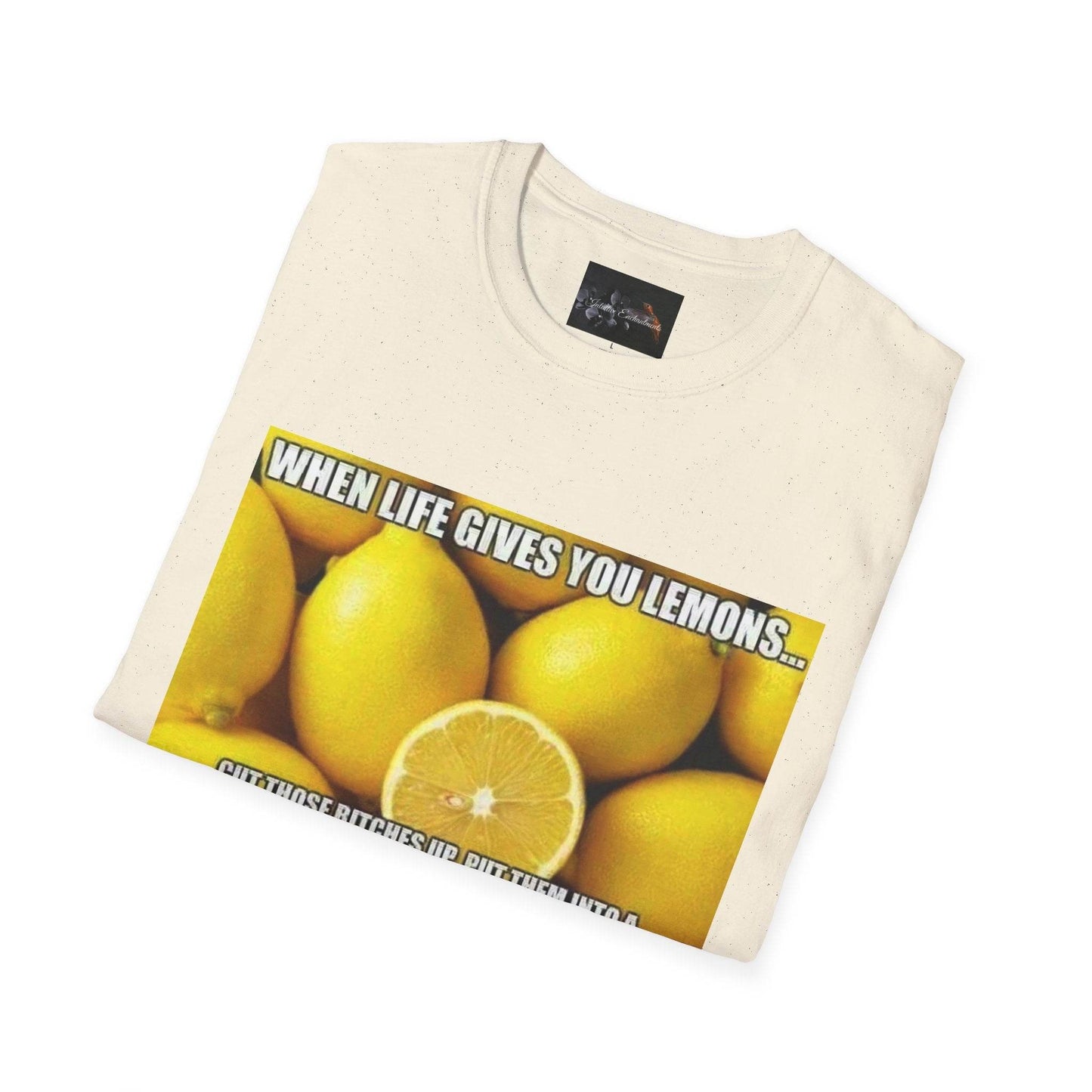 When Life Gives You Lemons T-Shirt, Funny Quote Tee, Gift for Citrus Lovers, Casual Wear, Unisex Humor Shirt, Summer Vibes - IntuitiveEncBoutique