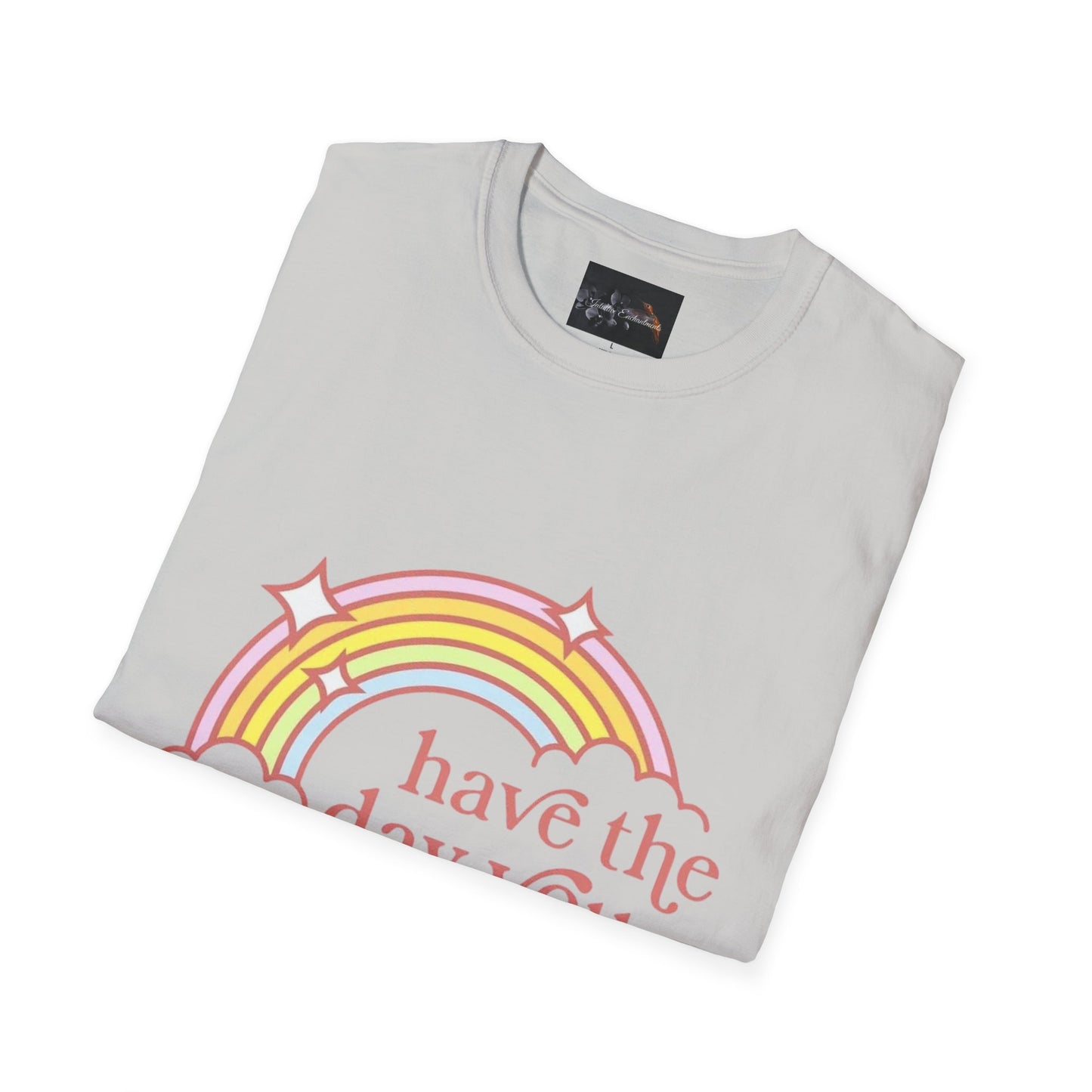 Vote-Inspired Unisex T-Shirt - 'Have the Day You Voted For' - Casual Wear, Election Day, Gift for Activists, Rainbow Design, Feel-Good
