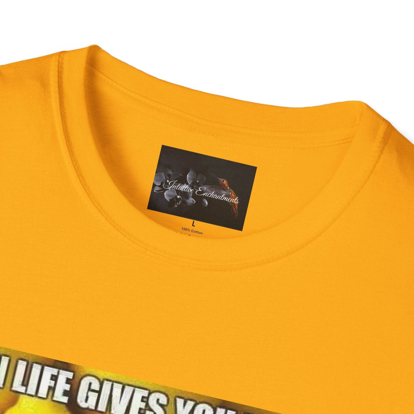 When Life Gives You Lemons T-Shirt, Funny Quote Tee, Gift for Citrus Lovers, Casual Wear, Unisex Humor Shirt, Summer Vibes - IntuitiveEncBoutique