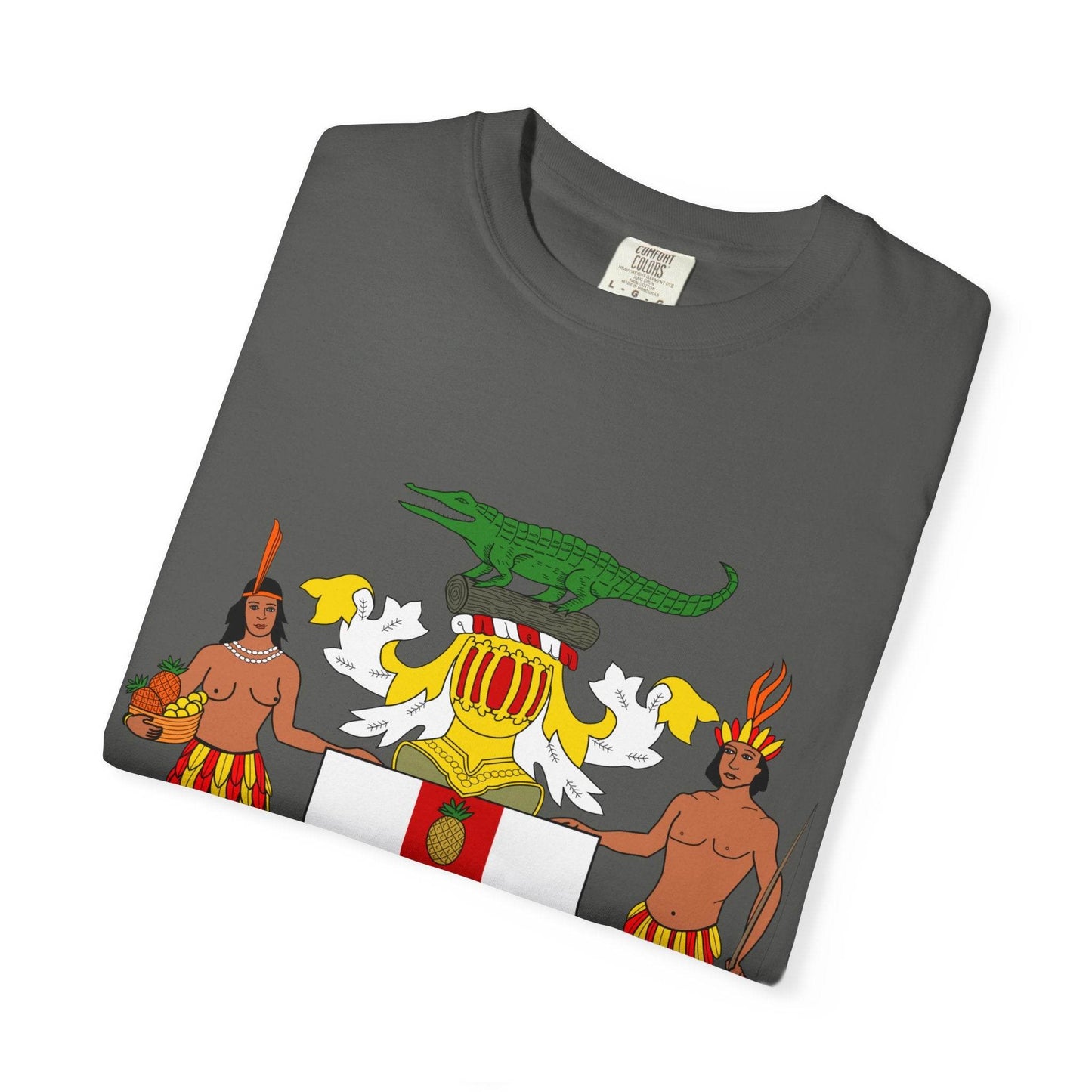 Jamaican Coat of Arms T-shirt - IntuitiveEncBoutique