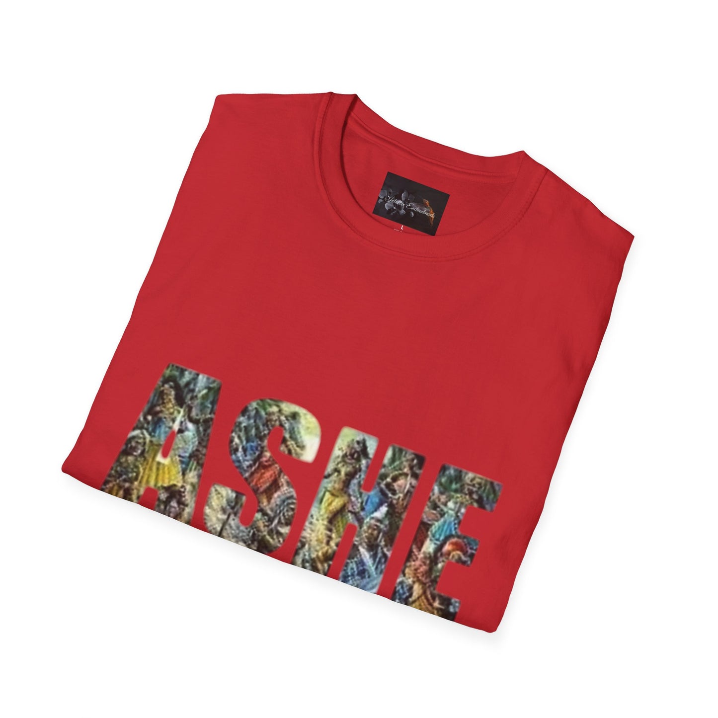 ASHE Graphic T-Shirt, Unisex Softstyle Tee, Vibrant Artistic Apparel, Gift for Nature Lovers, Casual Wear, Everyday Essentials