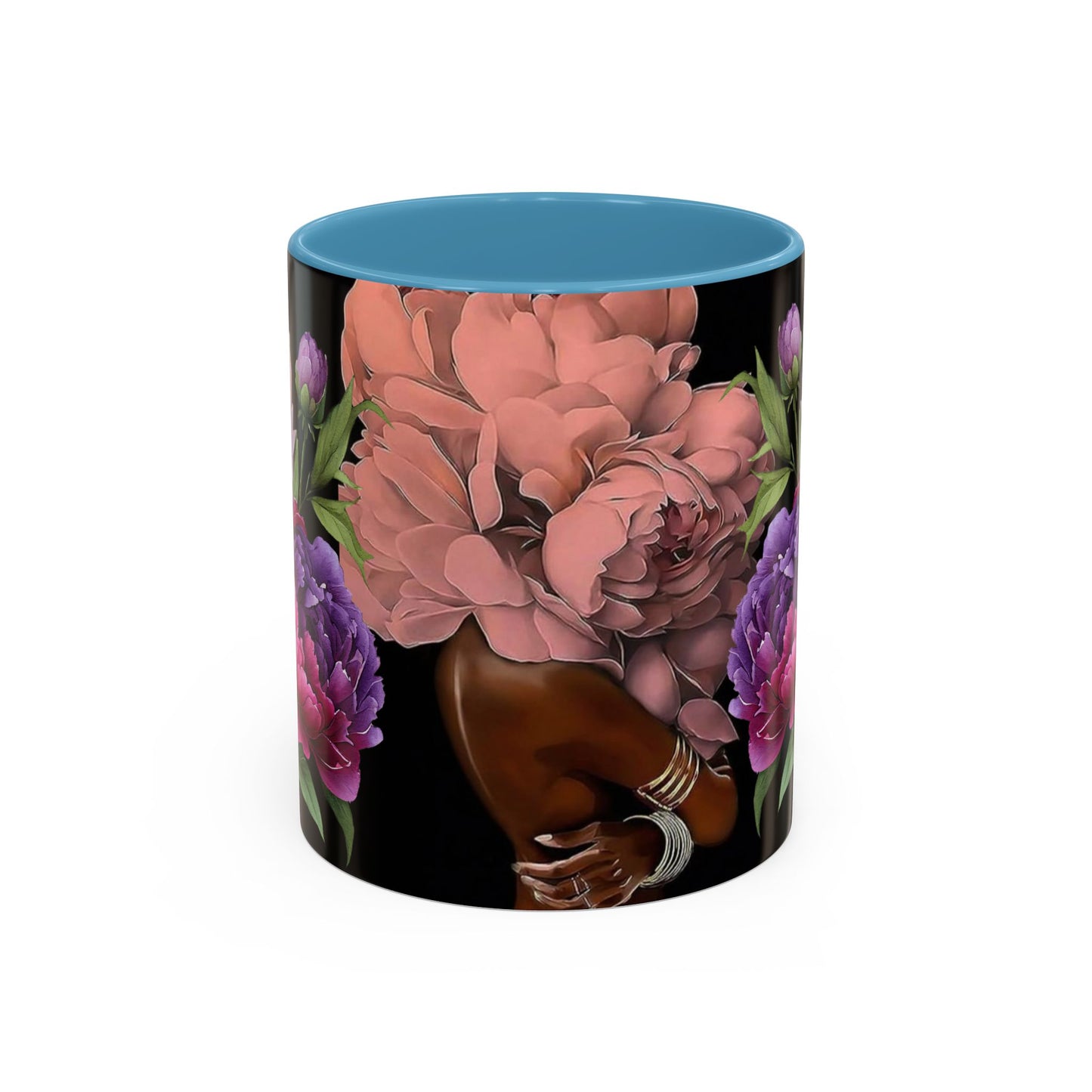Floral Embrace Coffee Mug, Elegant Gift for Her, Unique Home Decor, Artistic Drinkware, Perfect for Birthdays, Mother's Day, Anniversaries
