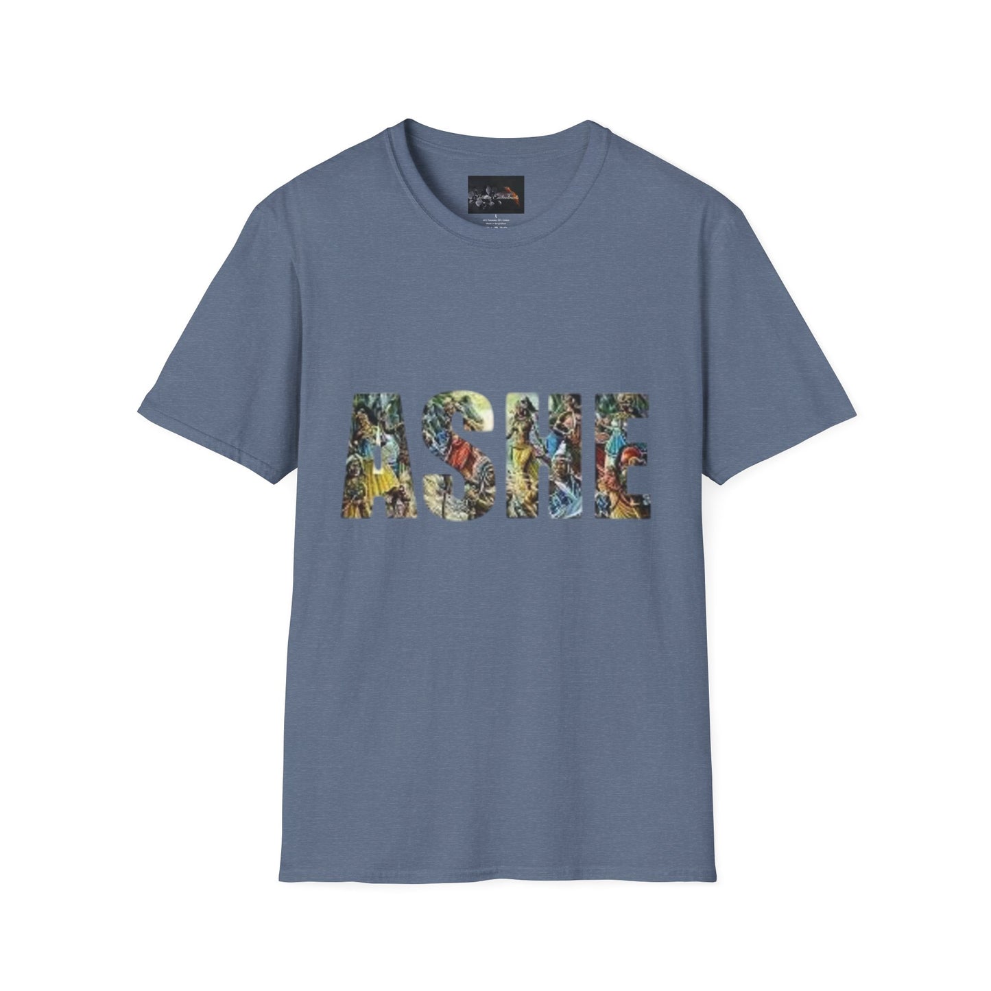 ASHE Graphic T-Shirt, Unisex Softstyle Tee, Vibrant Artistic Apparel, Gift for Nature Lovers, Casual Wear, Everyday Essentials