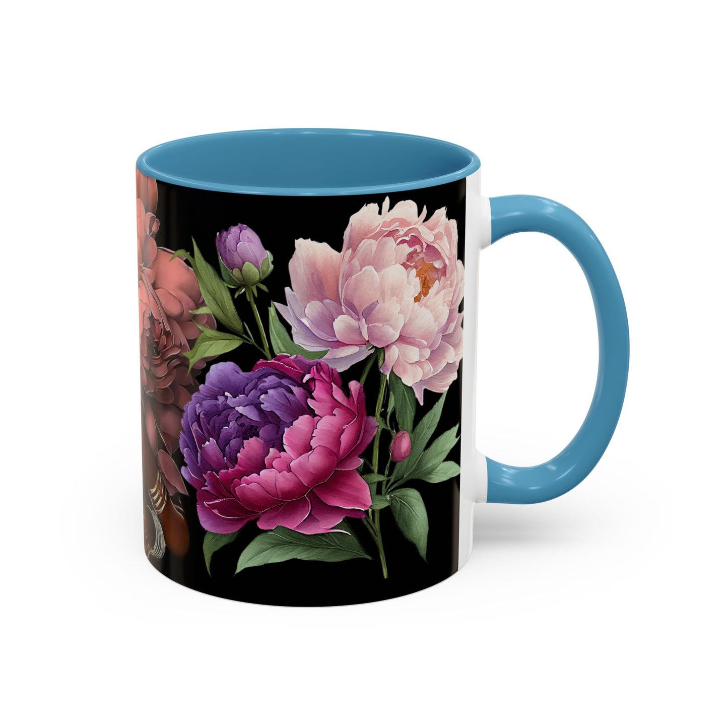 Floral Embrace Coffee Mug, Elegant Gift for Her, Unique Home Decor, Artistic Drinkware, Perfect for Birthdays, Mother's Day, Anniversaries