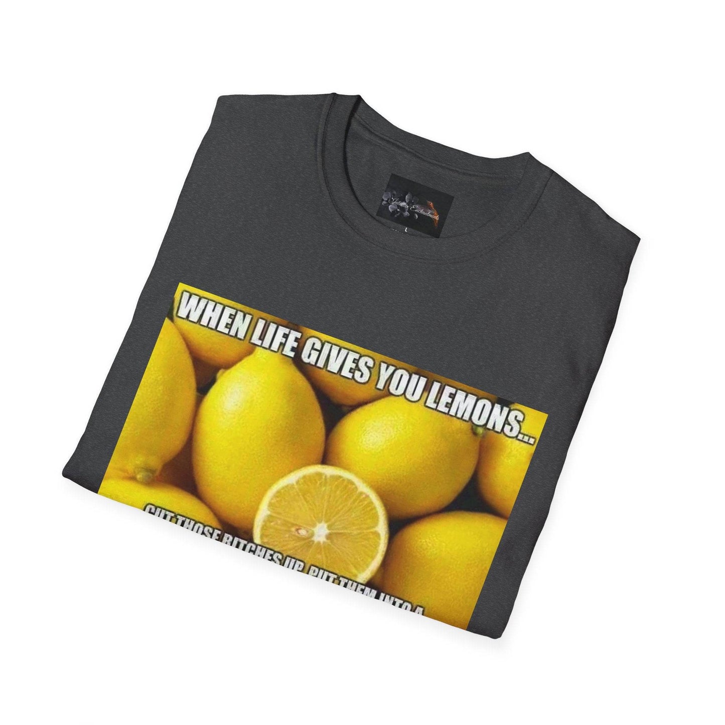 When Life Gives You Lemons T-Shirt, Funny Quote Tee, Gift for Citrus Lovers, Casual Wear, Unisex Humor Shirt, Summer Vibes - IntuitiveEncBoutique