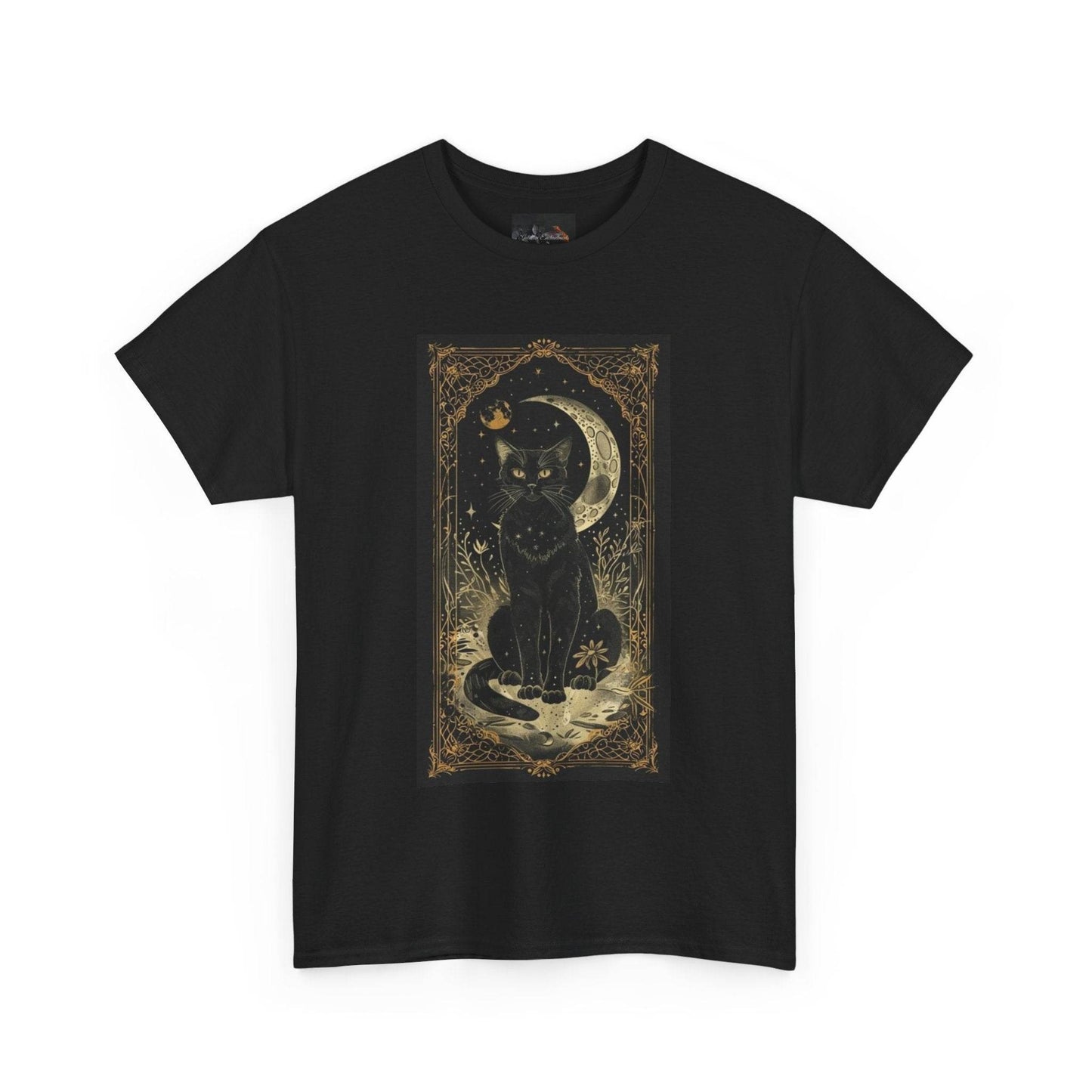 Mystical Cat Unisex Heavy Cotton Tee - IntuitiveEncBoutique