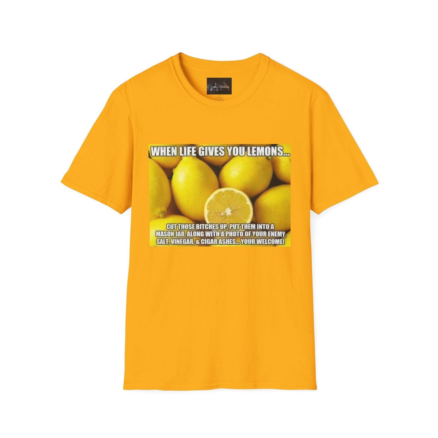 When Life Gives You Lemons T-Shirt, Funny Quote Tee, Gift for Citrus Lovers, Casual Wear, Unisex Humor Shirt, Summer Vibes - IntuitiveEncBoutique