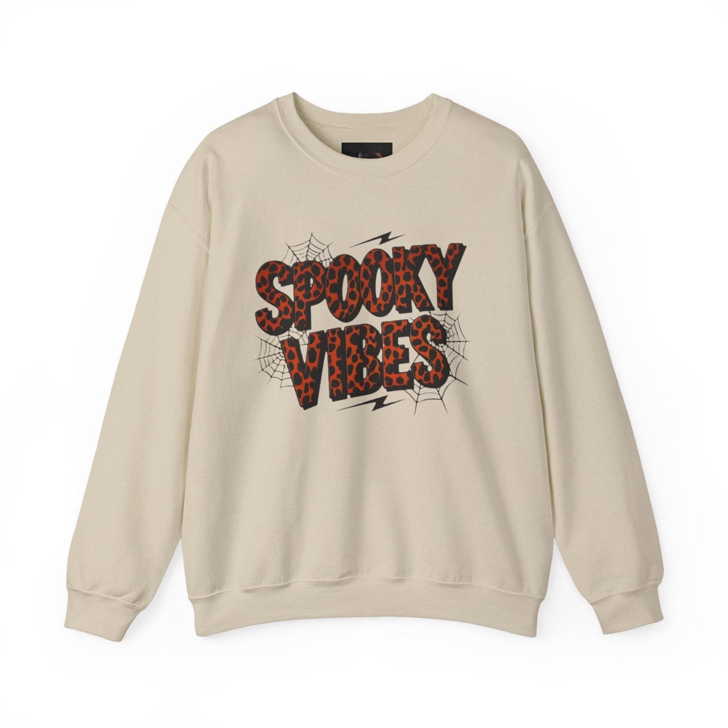 Spooky Vibes Sweatshirt - Halloween Crewneck, Unisex Cozy Jumper, Fall Fashion, Ghosts & Ghouls, Casual Wear, Fun Gift - IntuitiveEncBoutique