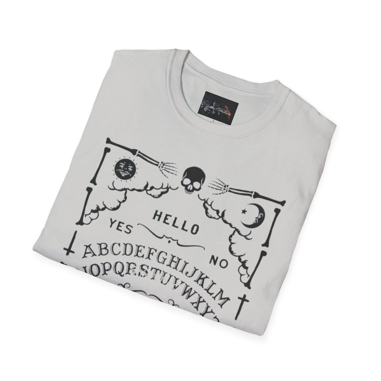 Mystical Ouija Board Unisex T-Shirt - Perfect for Halloween, Gift, Casual Wear, Spirituality, Ghost Lovers - IntuitiveEncBoutique