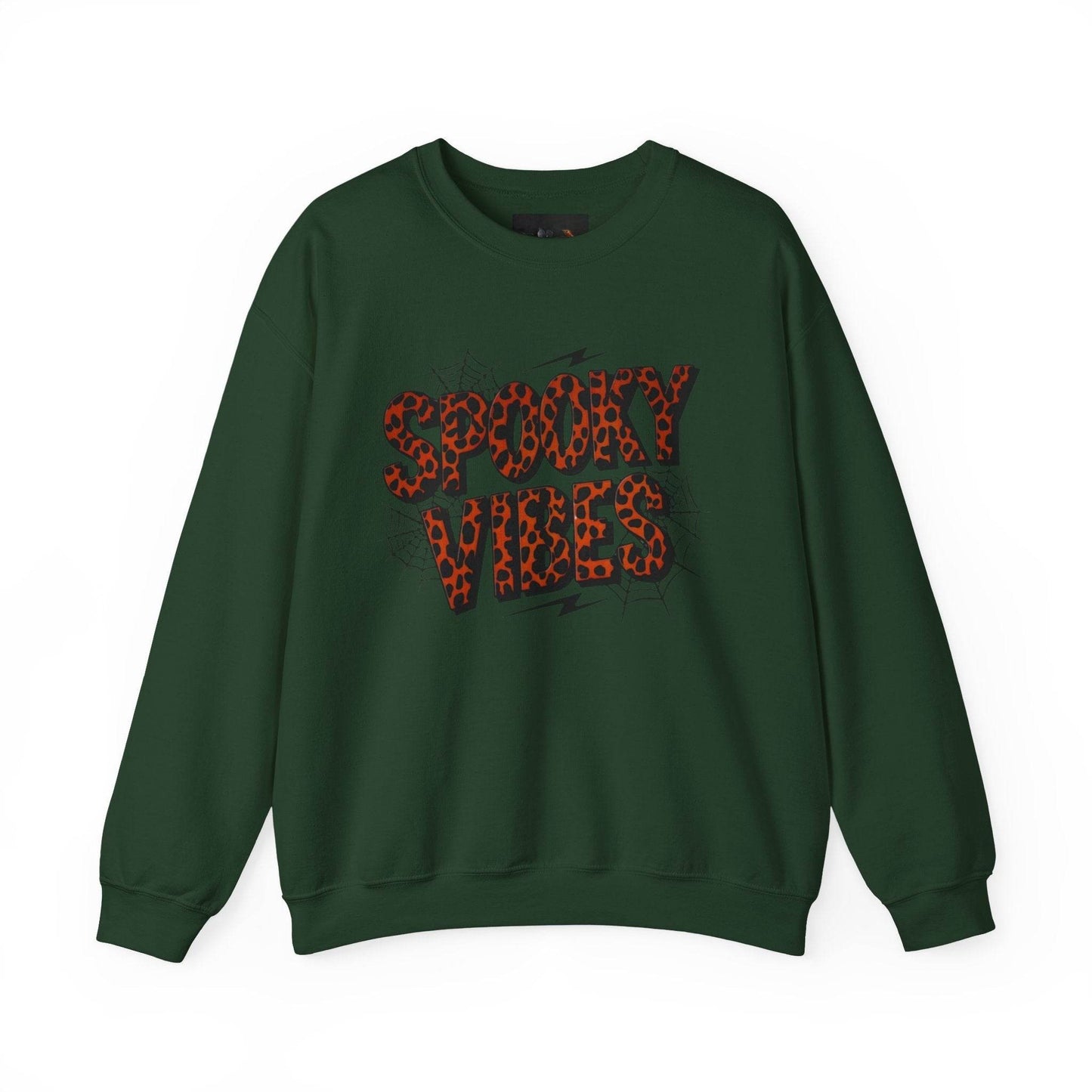 Spooky Vibes Sweatshirt - Halloween Crewneck, Unisex Cozy Jumper, Fall Fashion, Ghosts & Ghouls, Casual Wear, Fun Gift - IntuitiveEncBoutique