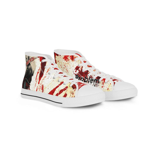 High Top Sneakers - Friday the 13th Jason Design - IntuitiveEncBoutique