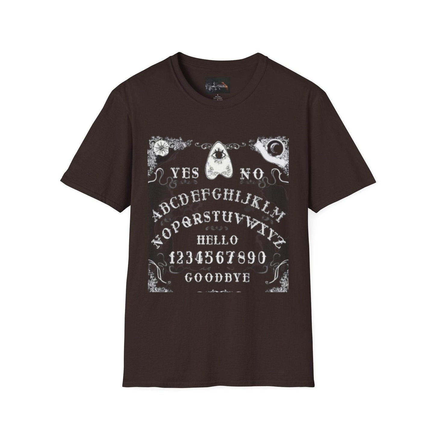 Mystical Ouija Board Unisex T-Shirt - Perfect for Halloween, Gift, Casual Wear, Spirituality, Ghost Lovers - IntuitiveEncBoutique