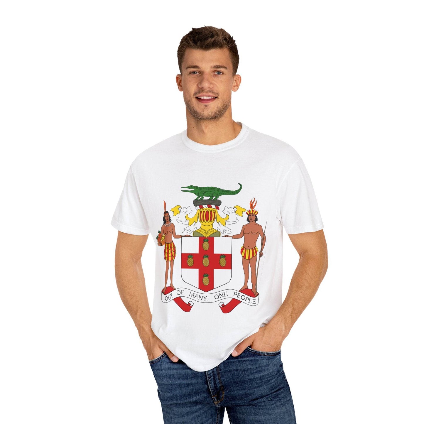 Jamaican Coat of Arms T-shirt - IntuitiveEncBoutique