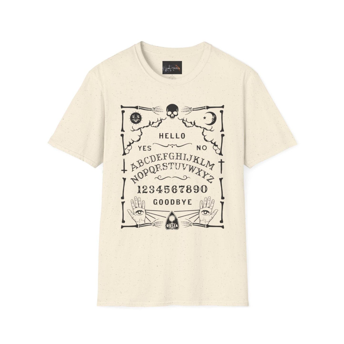 Mystical Ouija Board Unisex T-Shirt - Perfect for Halloween, Gift, Casual Wear, Spirituality, Ghost Lovers - IntuitiveEncBoutique