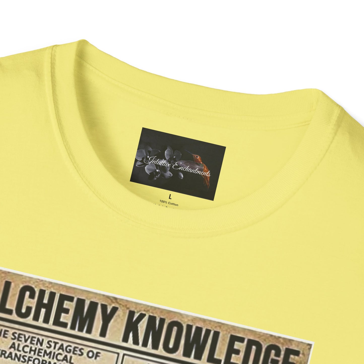 Alchemy Knowledge Unisex T-Shirt, Vintage-style Graphic Tee, Gift for Historians, Science Lovers, Unique Learning Shirt, Educational Apparel