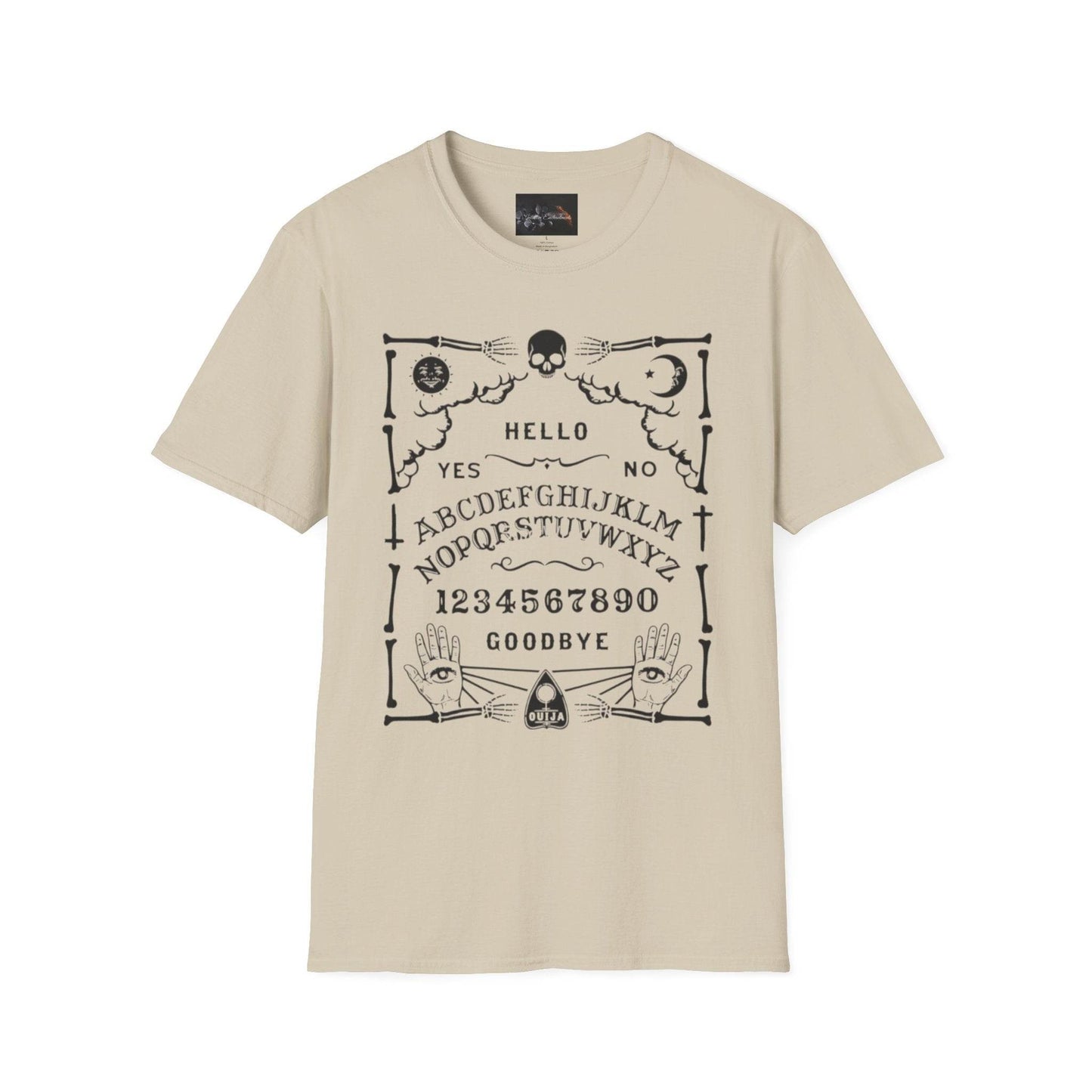 Mystical Ouija Board Unisex T-Shirt - Perfect for Halloween, Gift, Casual Wear, Spirituality, Ghost Lovers - IntuitiveEncBoutique