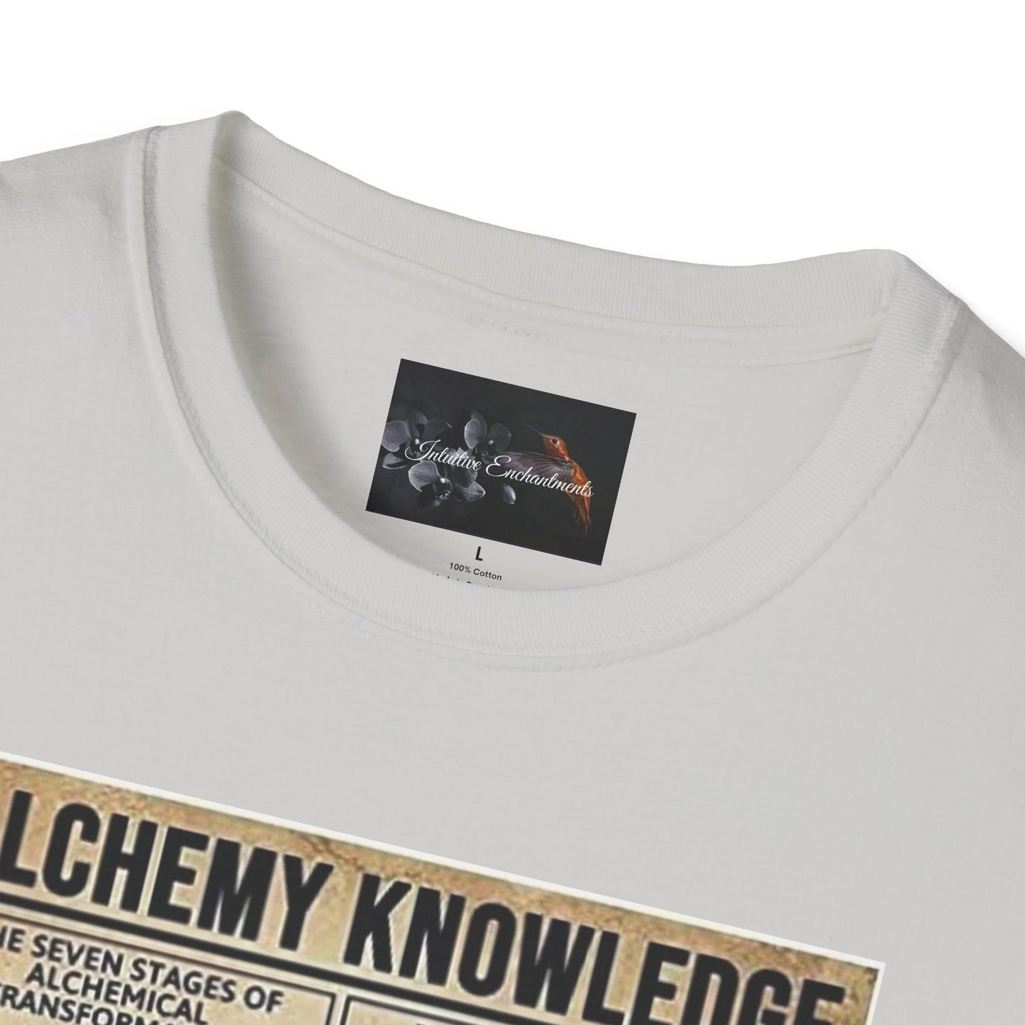 Alchemy Knowledge Unisex T-Shirt, Vintage-style Graphic Tee, Gift for Historians, Science Lovers, Unique Learning Shirt, Educational Apparel