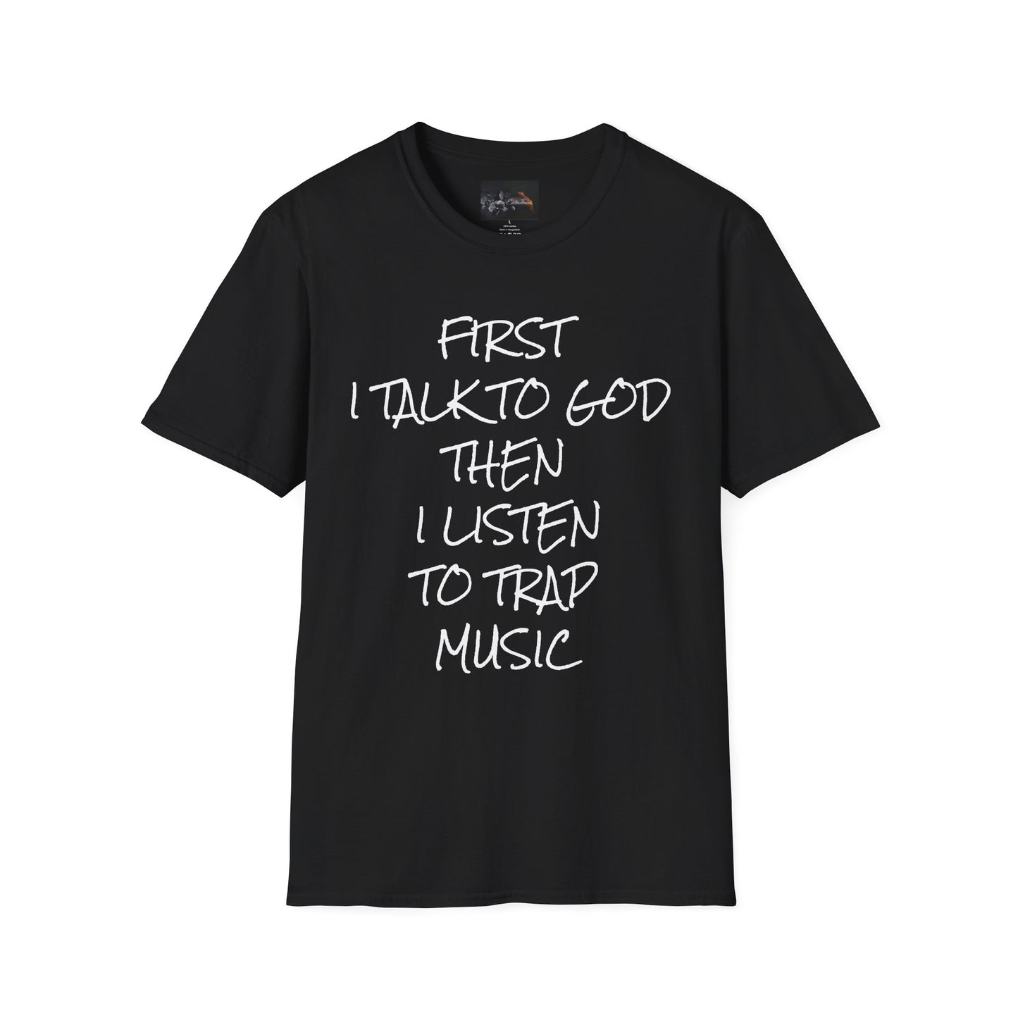 Trap Music & Faith TShirt, Cool Casual Wear, Unique Gift for Music Lovers, Spirituality Apparel, Graphic Tee for Celebrations