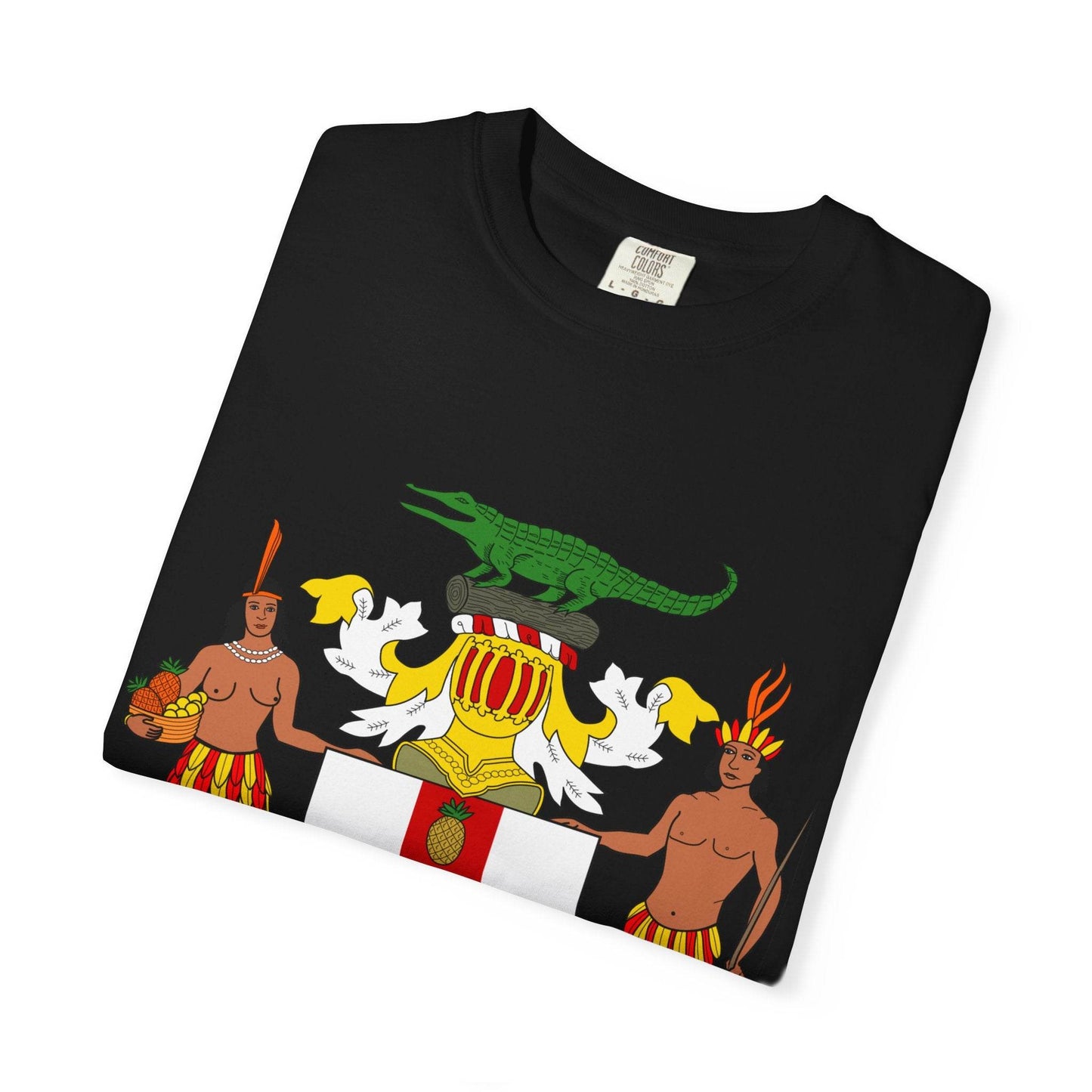 Jamaican Coat of Arms T-shirt - IntuitiveEncBoutique