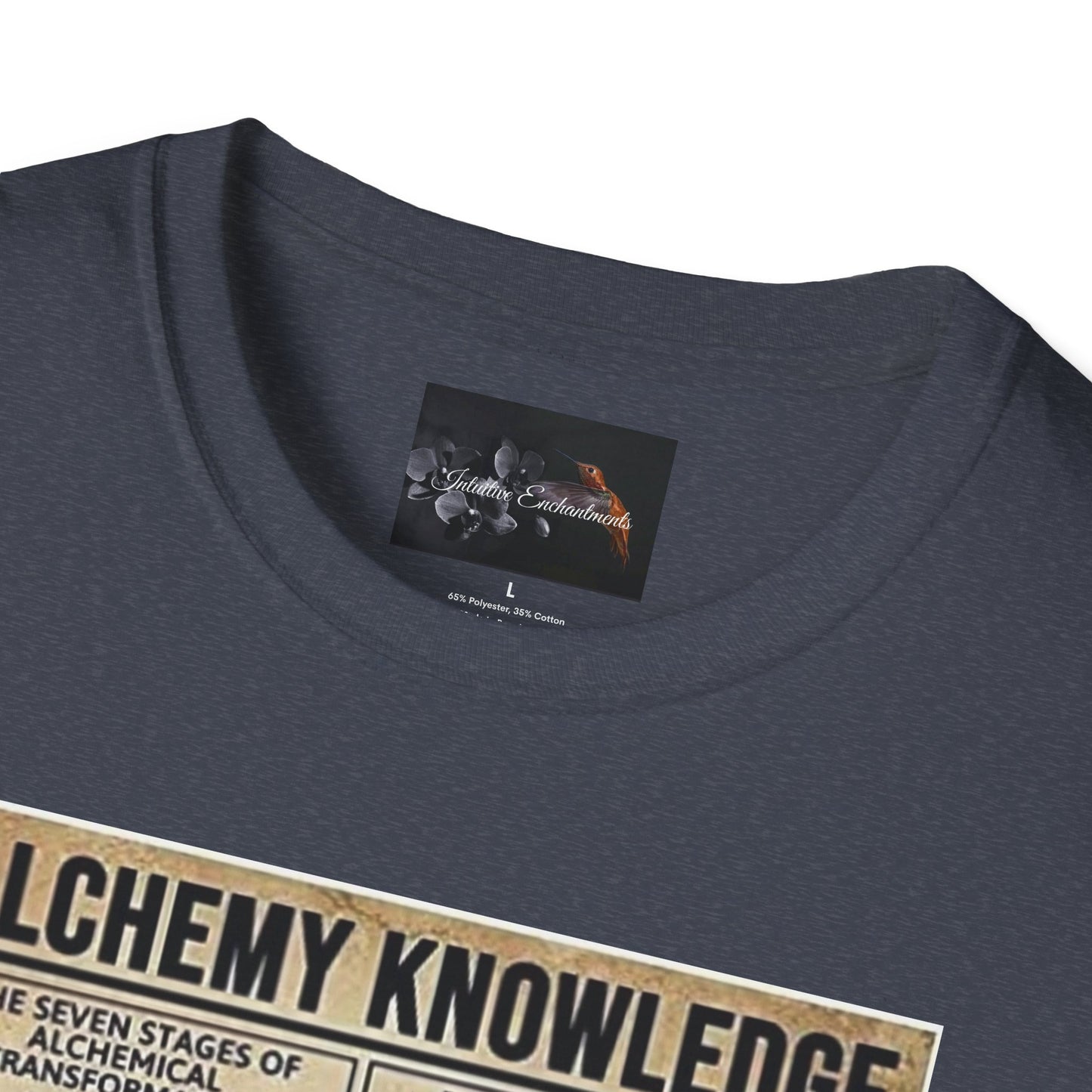 Alchemy Knowledge Unisex T-Shirt, Vintage-style Graphic Tee, Gift for Historians, Science Lovers, Unique Learning Shirt, Educational Apparel