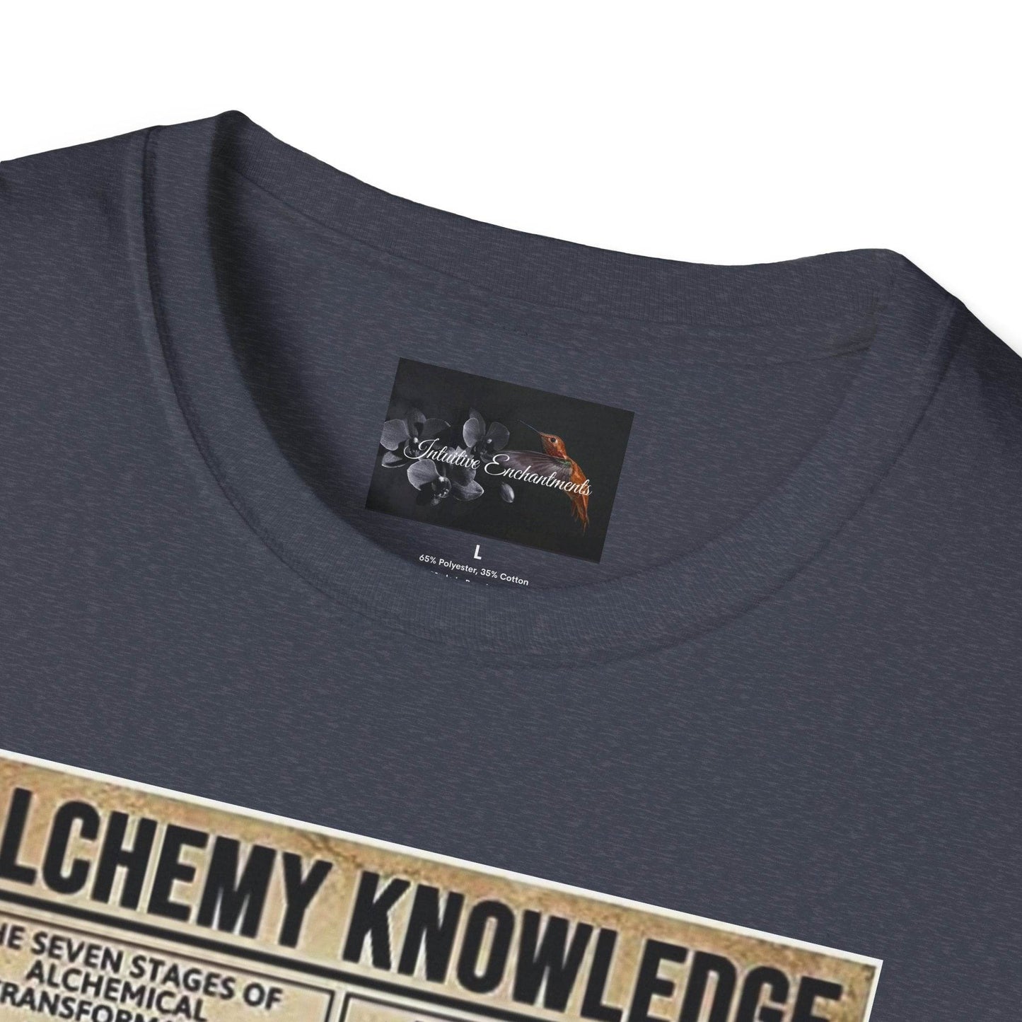 Alchemy Knowledge Unisex T-Shirt, Vintage-style Graphic Tee, Gift for Historians, Science Lovers, Unique Learning Shirt, Educational Apparel - IntuitiveEncBoutique