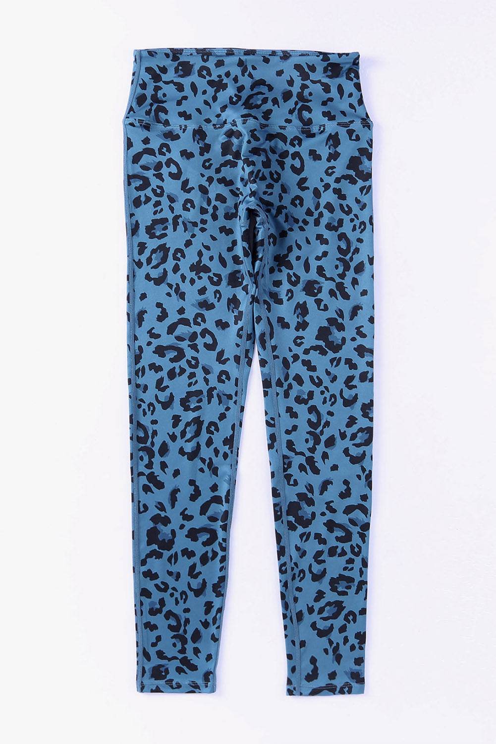 Green Classic Leopard Print Active Leggings - IntuitiveEncBoutique