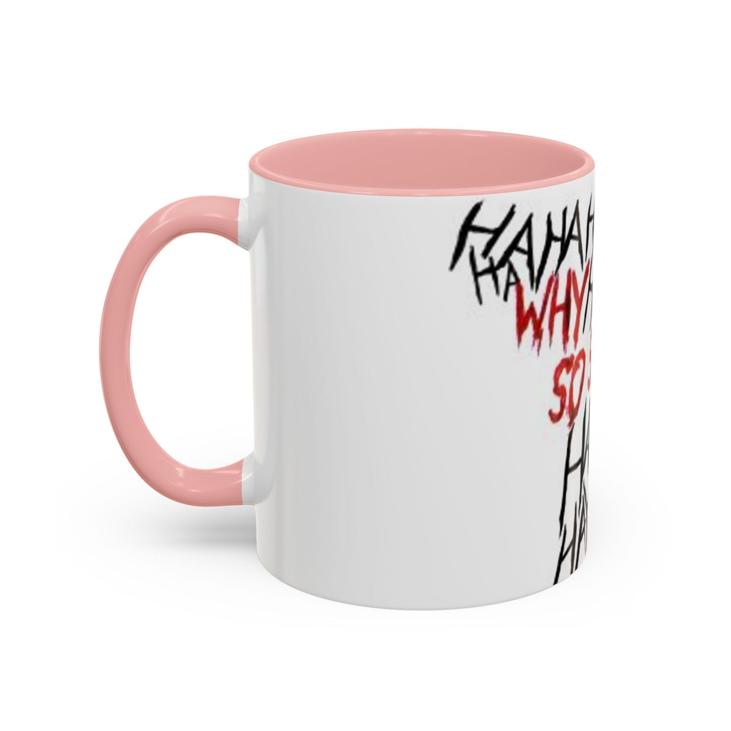 Why So Serious? Accent Coffee Mug | Funny Joker Gift, Office Decor, Birthday Present, Unique Ceramic Cup, Comic Enthusiast