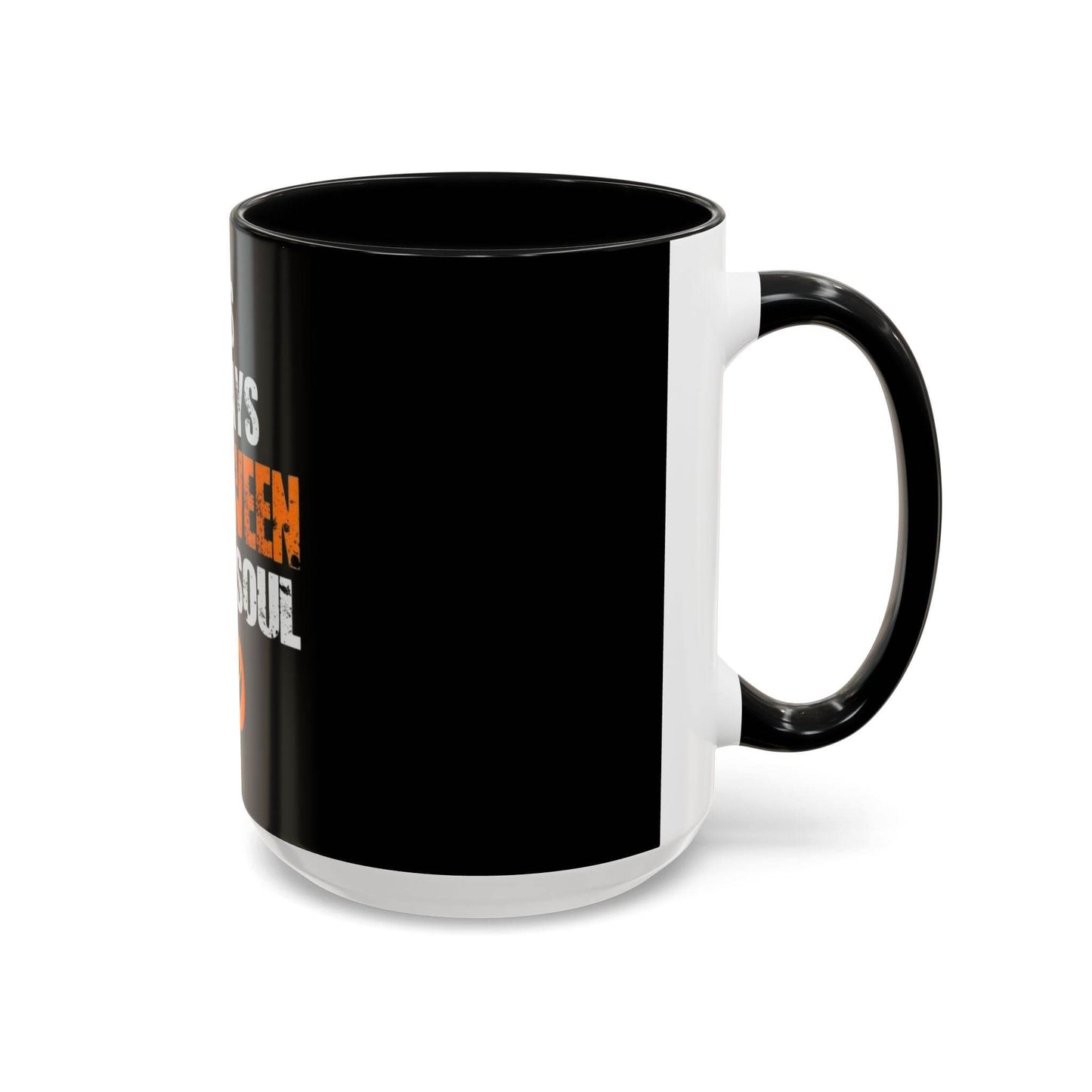 Halloween-Themed Coffee Mug, It's Always Halloween in My Soul, Festive Gift, Spooky Decor, Autumn Vibes, Coffee Lover's Gift - IntuitiveEncBoutique