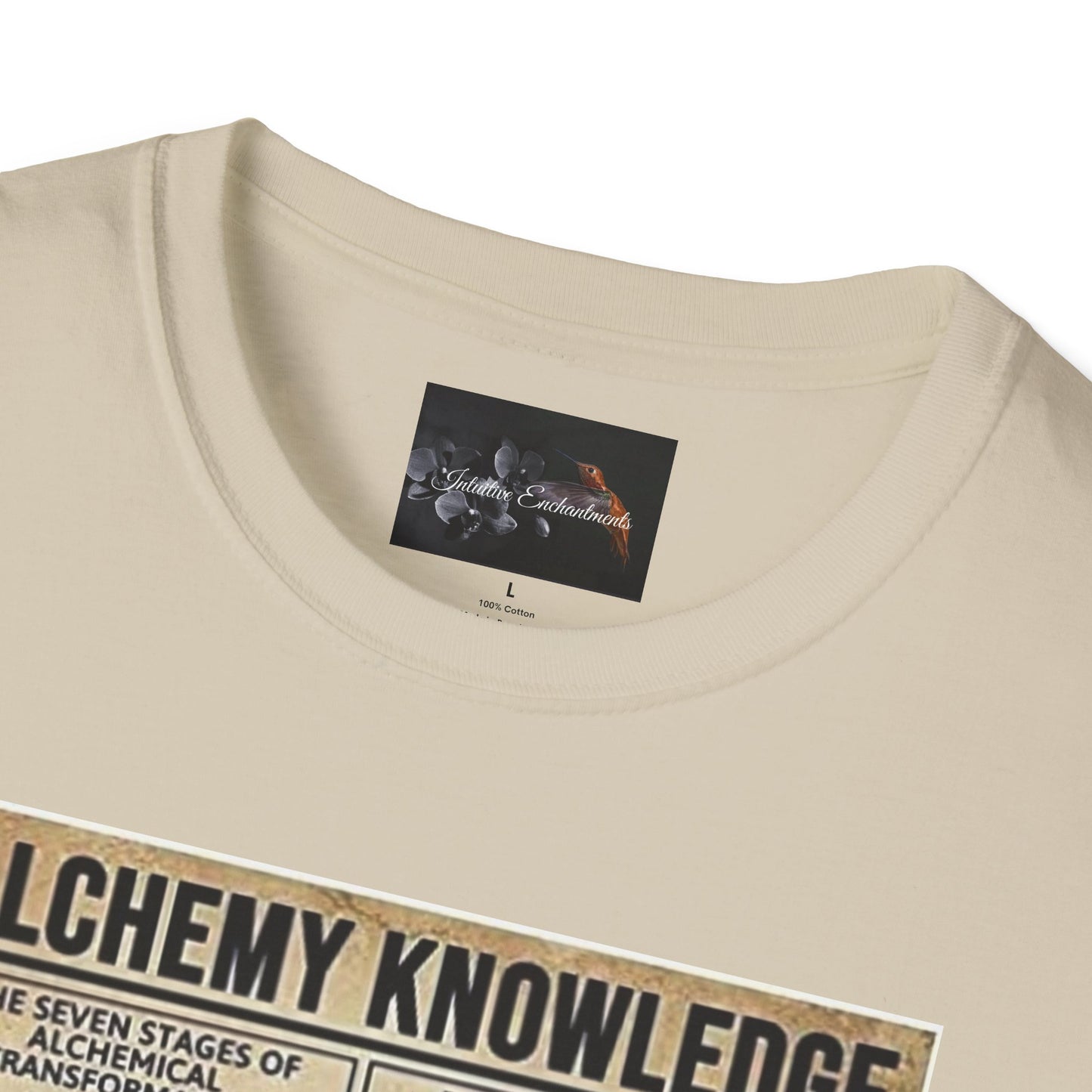 Alchemy Knowledge Unisex T-Shirt, Vintage-style Graphic Tee, Gift for Historians, Science Lovers, Unique Learning Shirt, Educational Apparel