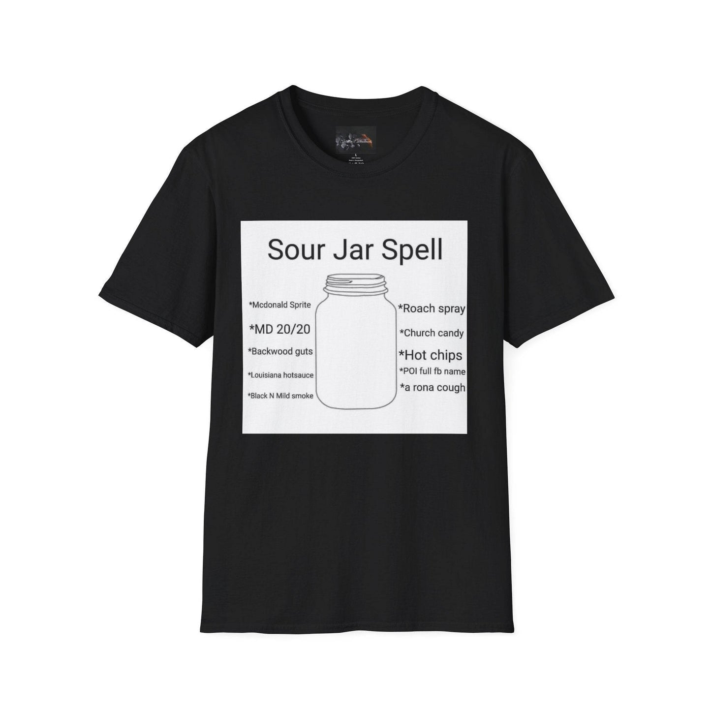 Sour Jar Spell T-Shirt for Witches, Unisex Softstyle Tee, Ideal for Magical Practitioners, Spell Casting, Witchcraft Gift, Summer Solstice - IntuitiveEncBoutique