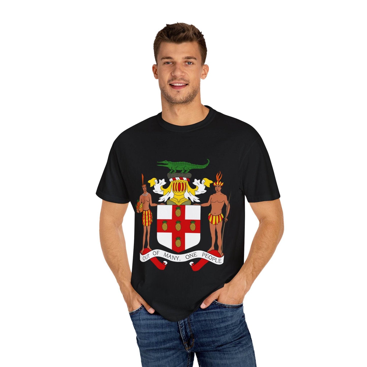 Jamaican Coat of Arms T-shirt - IntuitiveEncBoutique