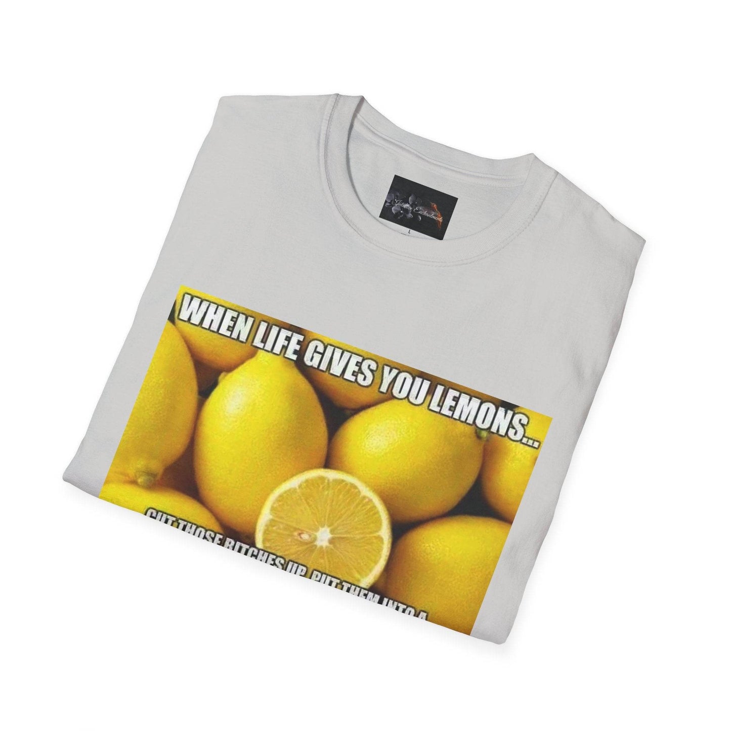 When Life Gives You Lemons T-Shirt, Funny Quote Tee, Gift for Citrus Lovers, Casual Wear, Unisex Humor Shirt, Summer Vibes - IntuitiveEncBoutique