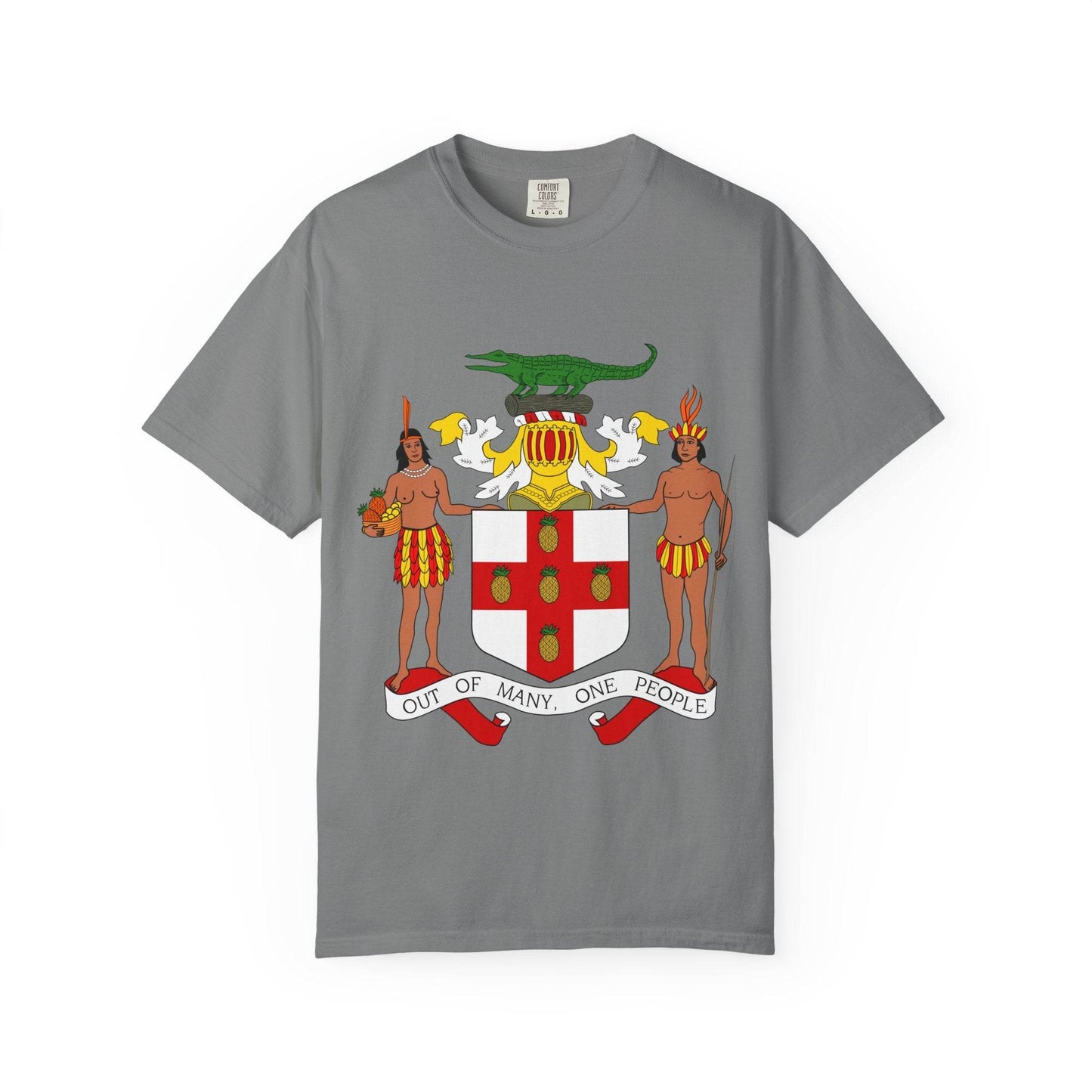Jamaican Coat of Arms T-shirt - IntuitiveEncBoutique